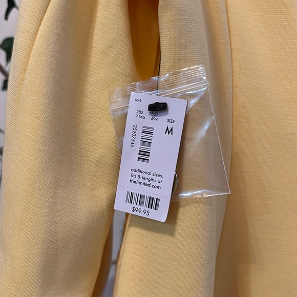 NWT Yellow The Limited Blazer - Picture 3 of 4
